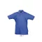 Gyerek SUMMER II KIDS galléros pamut póló, SOL'S SO11344, Royal Blue-8A