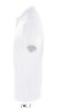 Férfi PERFECT két gombos rövid ujjú galléros piké pamut póló, SOL'S SO11346, White-L