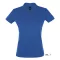 Női PERFECT három gombos rövid ujjú galléros piké pamut póló, SOL'S SO11347, Royal Blue-2XL