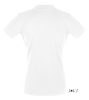 Női PERFECT három gombos rövid ujjú galléros piké pamut póló, SOL'S SO11347, White-S