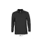 Férfi WINTER II hosszú ujjú három gombos galléros piké pamut póló, SOL'S SO11353, Black-XL