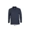 Férfi WINTER II hosszú ujjú három gombos galléros piké pamut póló, SOL'S SO11353, Navy-S