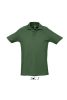 Férfi WINTER II rövid ujjú három gombos galléros pamut piké póló, SOL'S SO11362, Golf Green-2XL