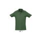Férfi WINTER II rövid ujjú három gombos galléros pamut piké póló, SOL'S SO11362, Golf Green-2XL