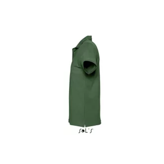   Férfi WINTER II rövid ujjú három gombos galléros pamut piké póló, SOL'S SO11362, Golf Green-2XL