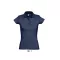 Női PRESCOTT rövid ujjú galléros pamut piké póló, SOL'S SO11376, French Navy-L