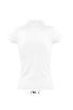 Női PRESCOTT rövid ujjú galléros pamut piké póló, SOL'S SO11376, White-XL