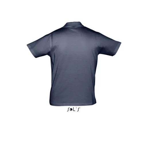 Férfi PRESCOTT rövid ujjú galléros pamut piké póló, SOL'S SO11377, French Navy-2XL