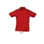Férfi PRESCOTT rövid ujjú galléros pamut piké póló, SOL'S SO11377, Red-3XL