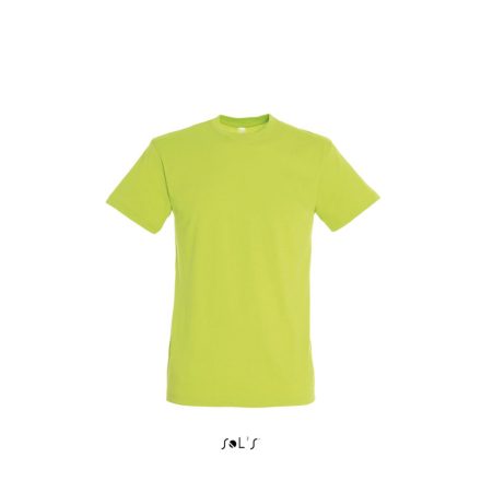 Uniszex REGENT kereknyakú rövid ujjú pamut póló, SOL'S SO11380, Apple Green-2XL