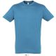 Uniszex REGENT kereknyakú rövid ujjú pamut póló, SOL'S SO11380, Aqua-2XL