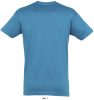 Uniszex REGENT kereknyakú rövid ujjú pamut póló, SOL'S SO11380, Aqua-XL