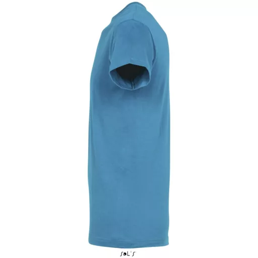 Uniszex REGENT kereknyakú rövid ujjú pamut póló, SOL'S SO11380, Aqua-XS