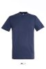 Uniszex REGENT kereknyakú rövid ujjú pamut póló, SOL'S SO11380, Denim-XS