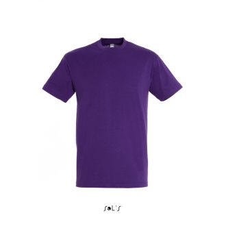   Uniszex REGENT kereknyakú rövid ujjú pamut póló, SOL'S SO11380, Dark Purple-2XL