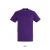 Uniszex REGENT kereknyakú rövid ujjú pamut póló, SOL'S SO11380, Dark Purple-2XL