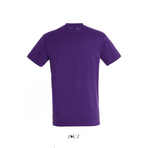 Uniszex REGENT kereknyakú rövid ujjú pamut póló, SOL'S SO11380, Dark Purple-L