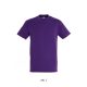Uniszex REGENT kereknyakú rövid ujjú pamut póló, SOL'S SO11380, Dark Purple-XS