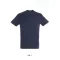 Uniszex REGENT kereknyakú rövid ujjú pamut póló, SOL'S SO11380, French Navy-XS