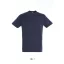 Uniszex REGENT kereknyakú rövid ujjú pamut póló, SOL'S SO11380, French Navy-XS