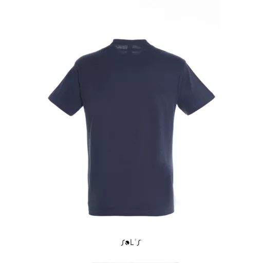 Uniszex REGENT kereknyakú rövid ujjú pamut póló, SOL'S SO11380, French Navy-XS