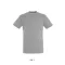 Uniszex REGENT kereknyakú rövid ujjú pamut póló, SOL'S SO11380, Grey Melange-4XL