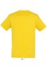 Uniszex REGENT kereknyakú rövid ujjú pamut póló, SOL'S SO11380, Gold-2XL