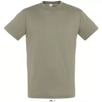   Uniszex REGENT kereknyakú rövid ujjú pamut póló, SOL'S SO11380, Khaki-2XL