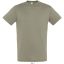 Uniszex REGENT kereknyakú rövid ujjú pamut póló, SOL'S SO11380, Khaki-XL