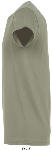 Uniszex REGENT kereknyakú rövid ujjú pamut póló, SOL'S SO11380, Khaki-XS