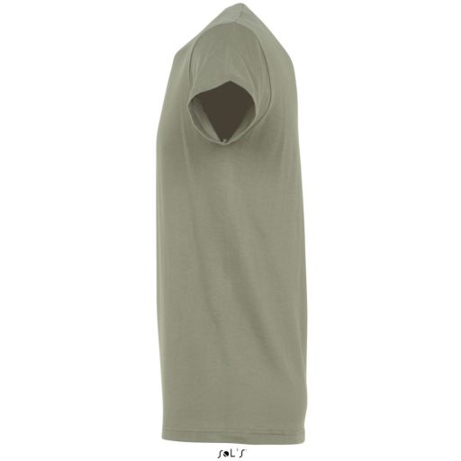 Uniszex REGENT kereknyakú rövid ujjú pamut póló, SOL'S SO11380, Khaki-XS