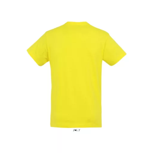 Uniszex REGENT kereknyakú rövid ujjú pamut póló, SOL'S SO11380, Lemon-M