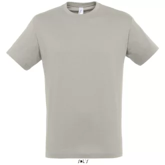   Uniszex REGENT kereknyakú rövid ujjú pamut póló, SOL'S SO11380, Light Grey-2XL