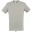 Uniszex REGENT kereknyakú rövid ujjú pamut póló, SOL'S SO11380, Light Grey-XS