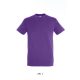 Uniszex REGENT kereknyakú rövid ujjú pamut póló, SOL'S SO11380, Light Purple-L