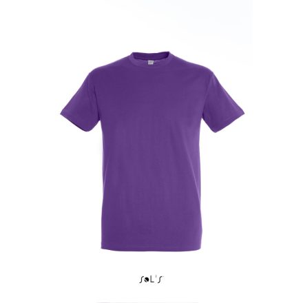 Uniszex REGENT kereknyakú rövid ujjú pamut póló, SOL'S SO11380, Light Purple-M