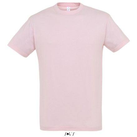 Uniszex REGENT kereknyakú rövid ujjú pamut póló, SOL'S SO11380, Medium Pink-M