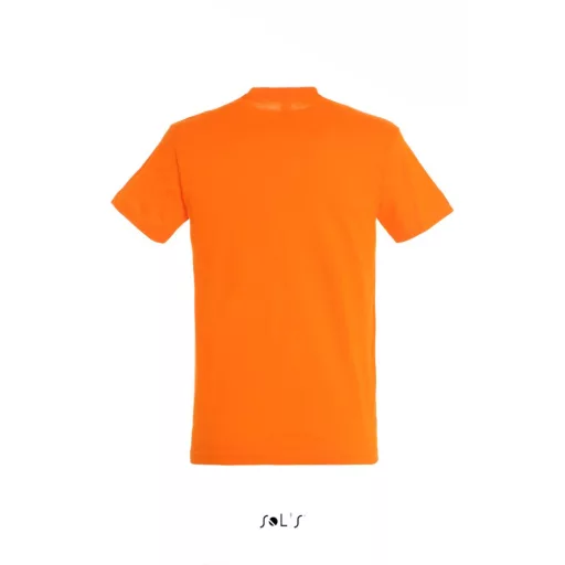 Uniszex REGENT kereknyakú rövid ujjú pamut póló, SOL'S SO11380, Orange-XS