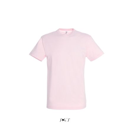 Uniszex REGENT kereknyakú rövid ujjú pamut póló, SOL'S SO11380, Pale Pink-2XL