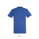 Uniszex REGENT kereknyakú rövid ujjú pamut póló, SOL'S SO11380, Royal Blue-XL