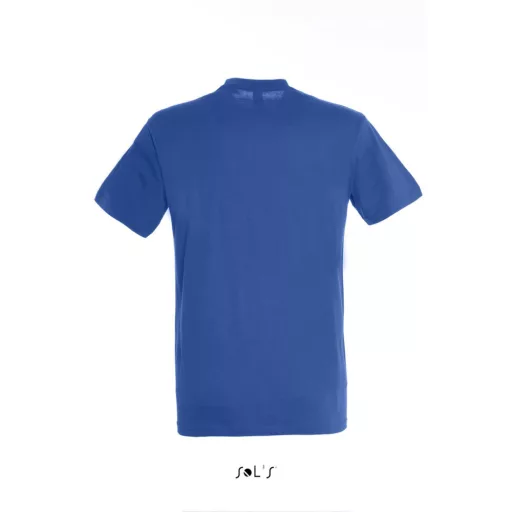 Uniszex REGENT kereknyakú rövid ujjú pamut póló, SOL'S SO11380, Royal Blue-XS