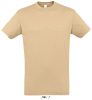 Uniszex REGENT kereknyakú rövid ujjú pamut póló, SOL'S SO11380, Sand-XL