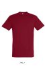 Uniszex REGENT kereknyakú rövid ujjú pamut póló, SOL'S SO11380, Tango Red-XS