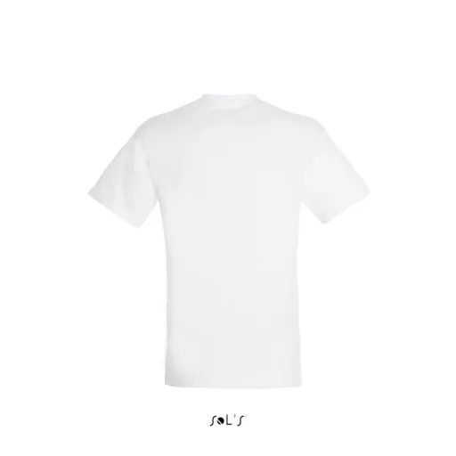 Uniszex REGENT kereknyakú rövid ujjú pamut póló, SOL'S SO11380, White-3XL