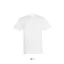 Uniszex REGENT kereknyakú rövid ujjú pamut póló, SOL'S SO11380, White-S