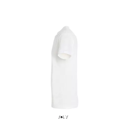 Uniszex REGENT kereknyakú rövid ujjú pamut póló, SOL'S SO11380, White-XS
