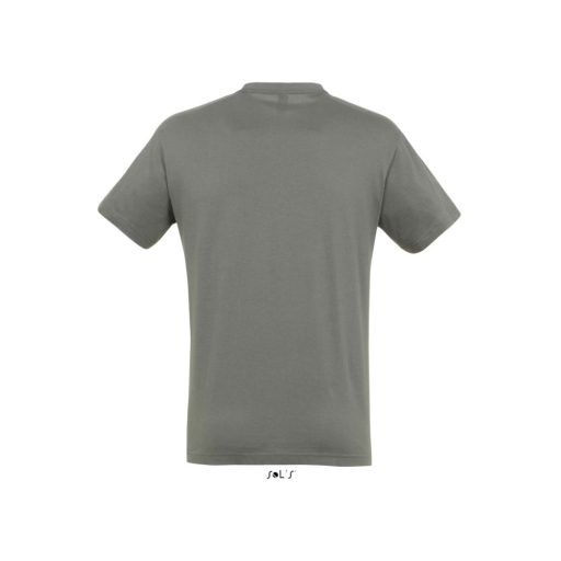 Uniszex REGENT kereknyakú rövid ujjú pamut póló, SOL'S SO11380, Zinc-2XL