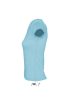 Női MOON V-nyakú rövid ujjú pamut póló, SOL'S SO11388, Atoll Blue-S