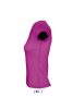 Női MOON V-nyakú rövid ujjú pamut póló, SOL'S SO11388, Fuchsia-S