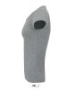 Női MOON V-nyakú rövid ujjú pamut póló, SOL'S SO11388, Grey Melange-S